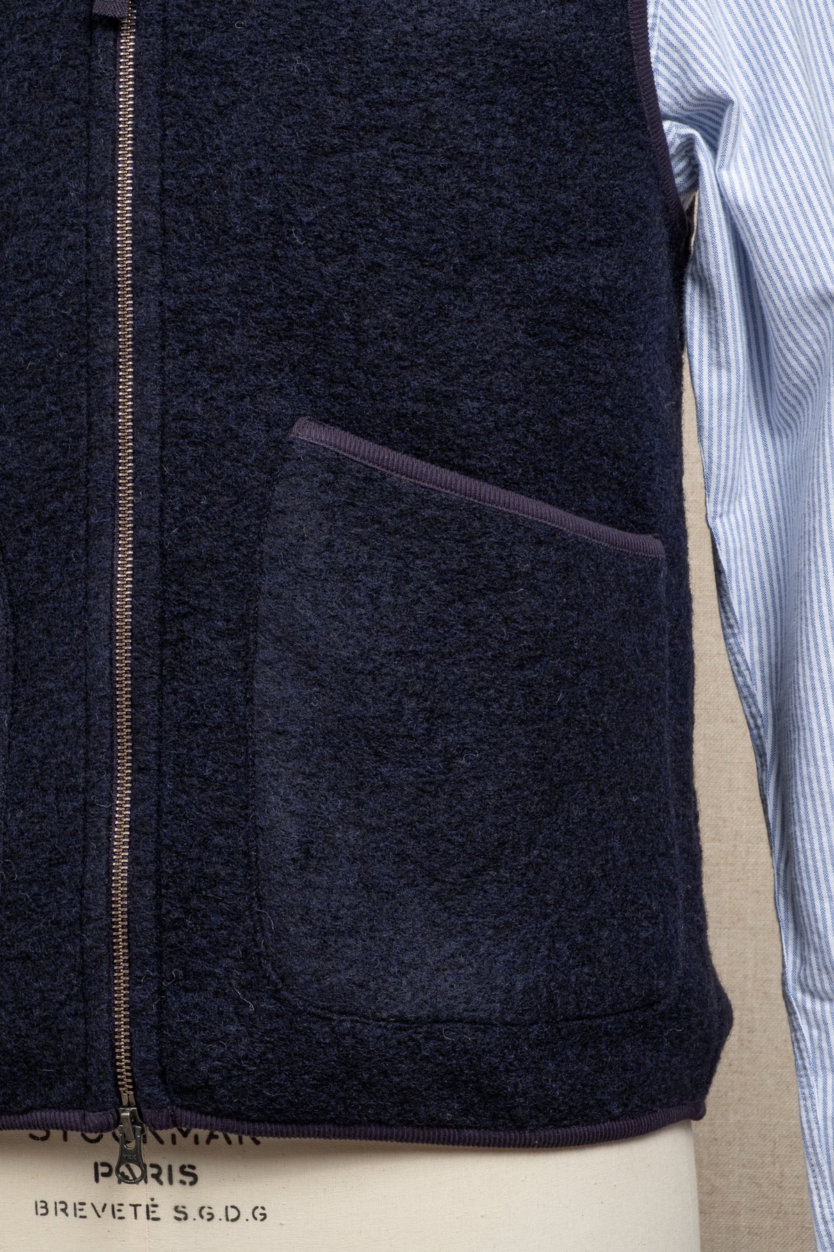 Boiled Vest - Navy