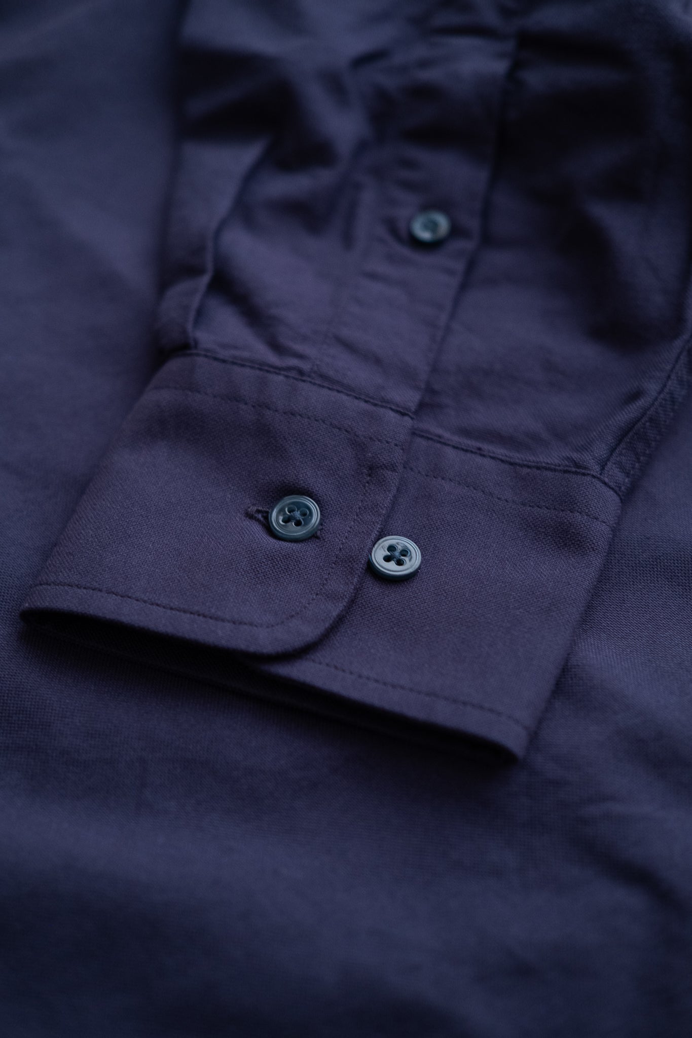 Button Down American Oxford - Dark Blue