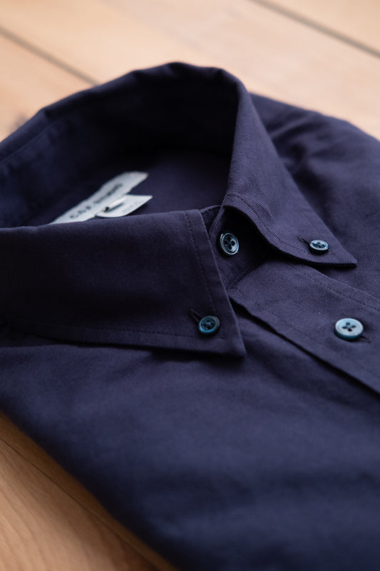 Button Down American Oxford - Dark Blue