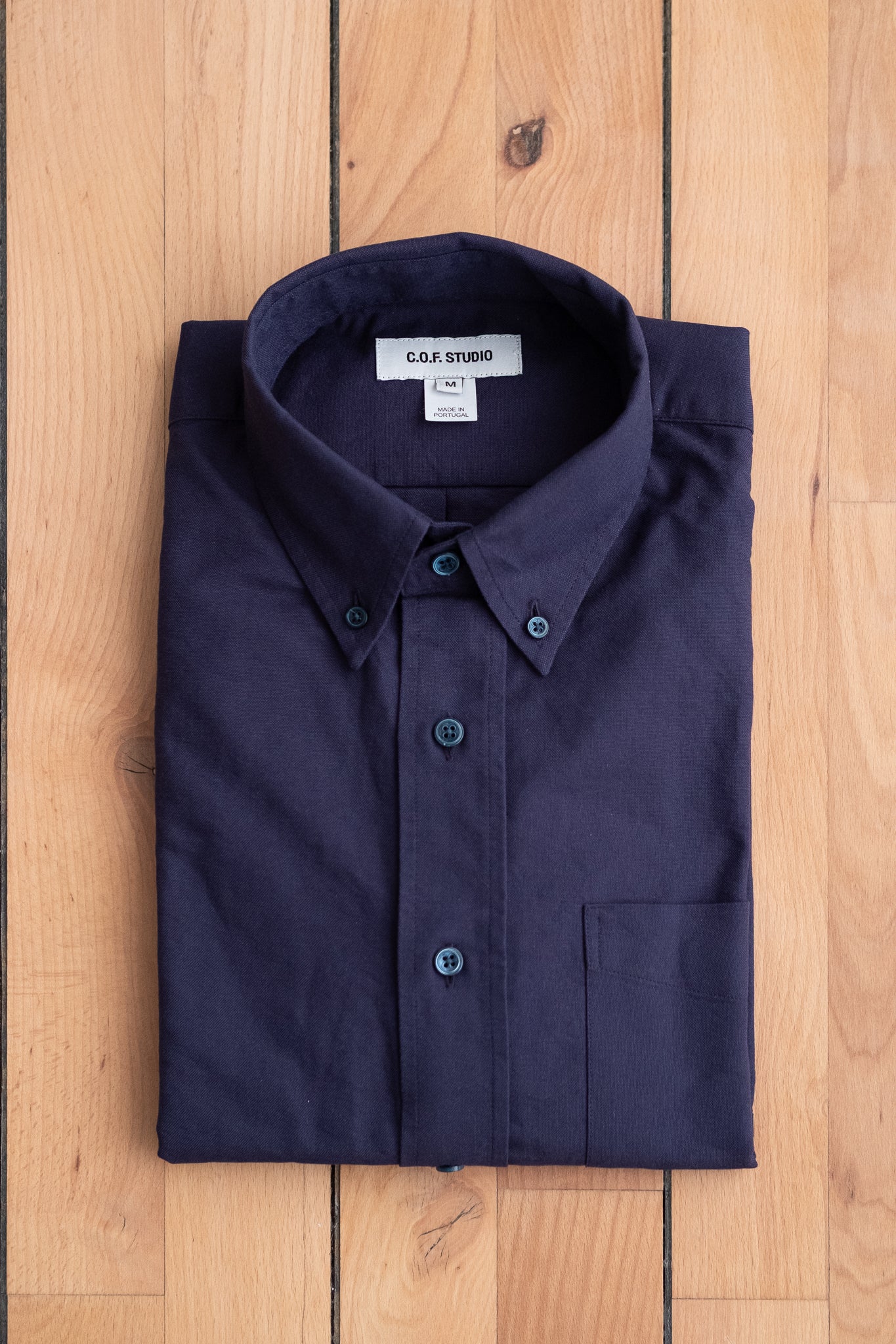 Button Down American Oxford - Dark Blue