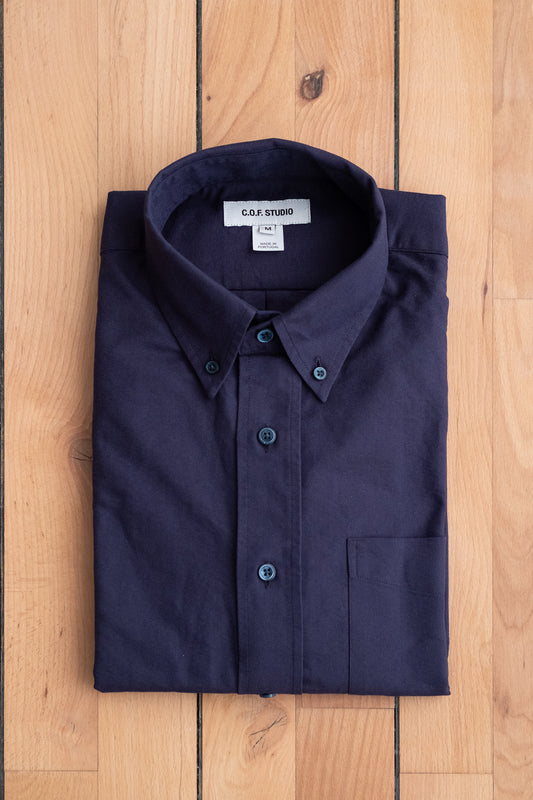 Button Down American Oxford - Dark Blue