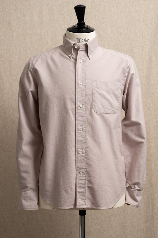 Button Down American Oxford - Taupe