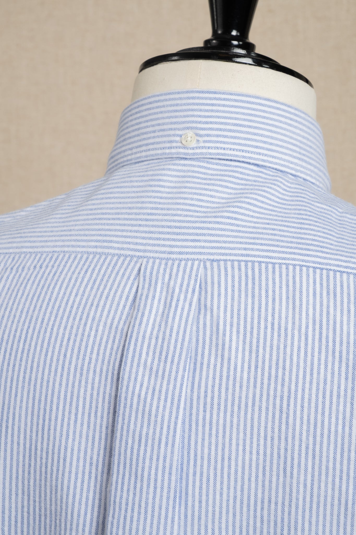 Button Down Brushed Flannel - Blue Stripe