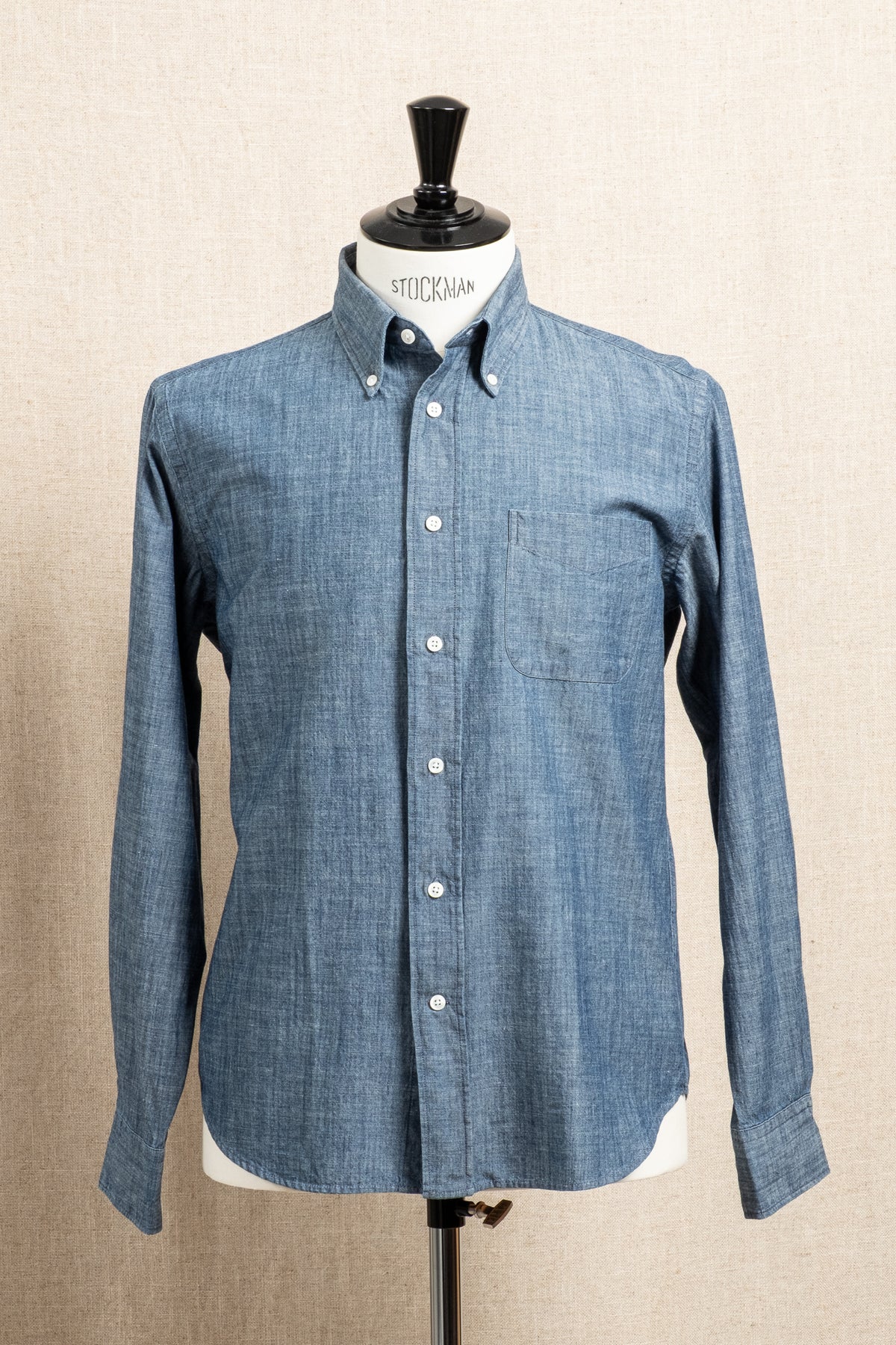 Button Down Chambray - Indigo