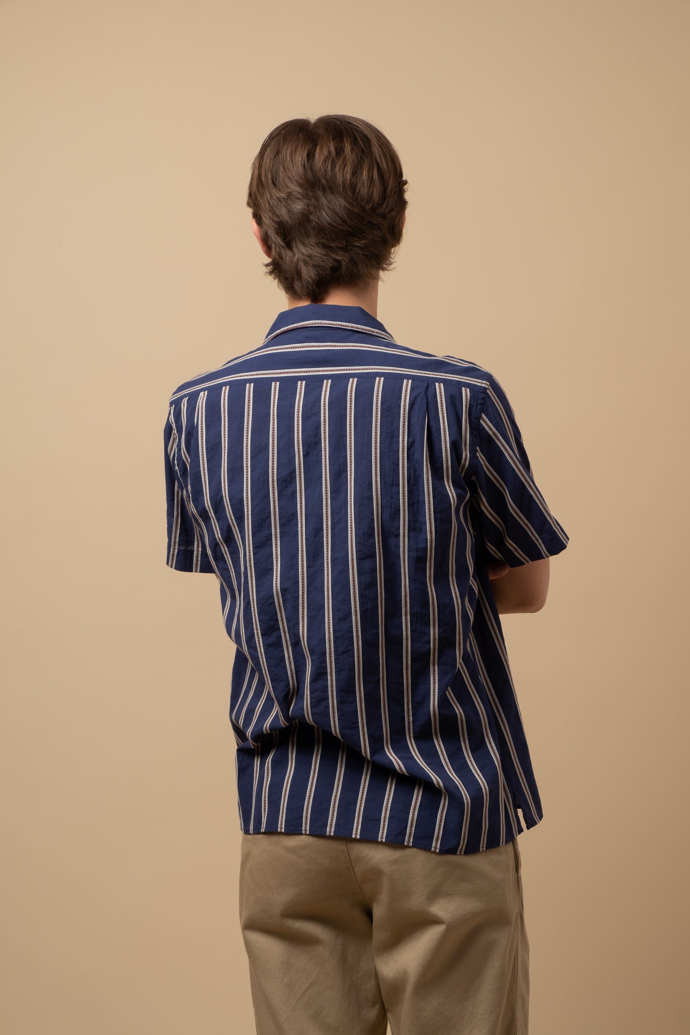 Palm Camp Shirt - Blue Stripe