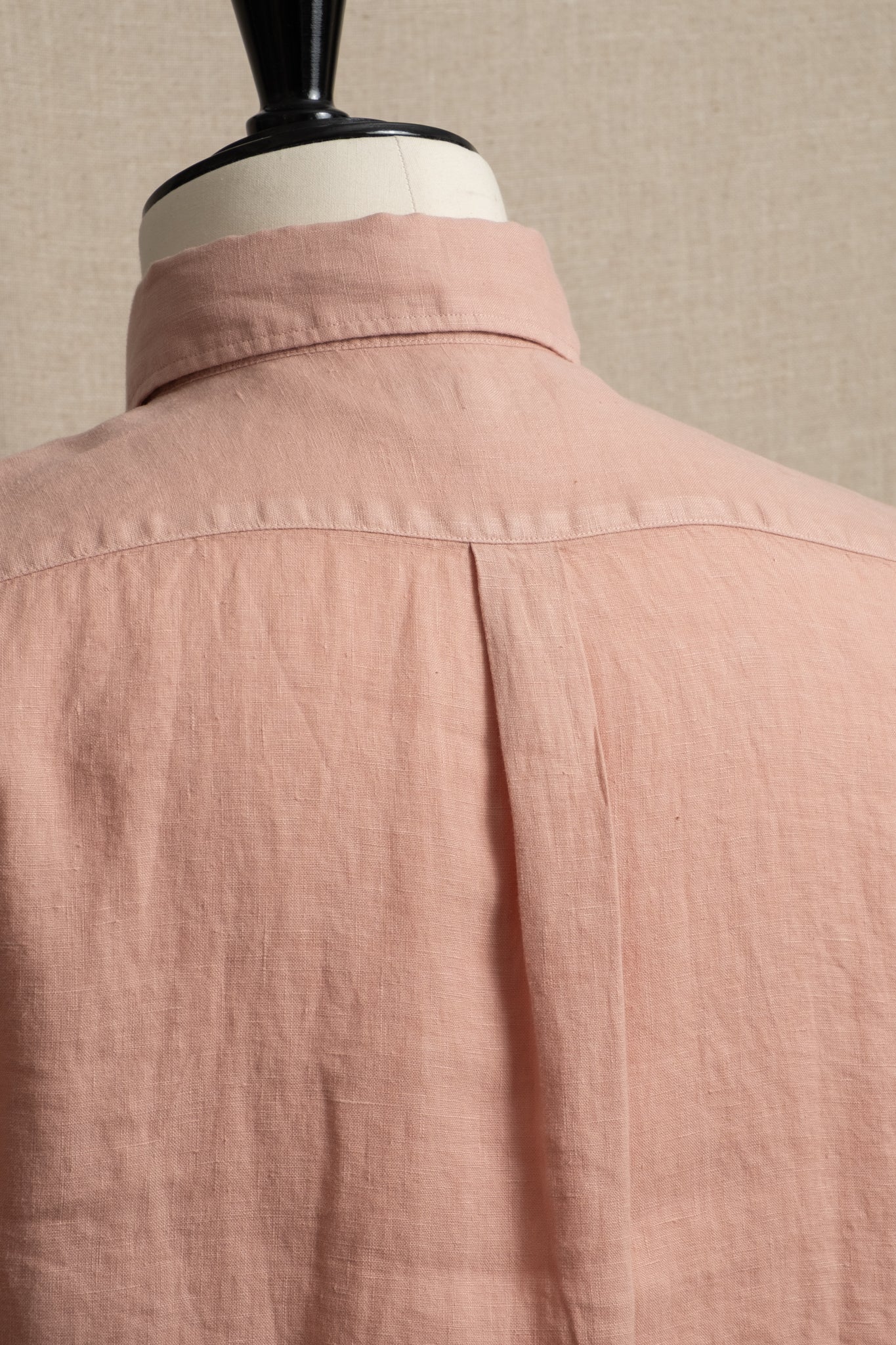 Button Down Pure Linen - Pale Pink