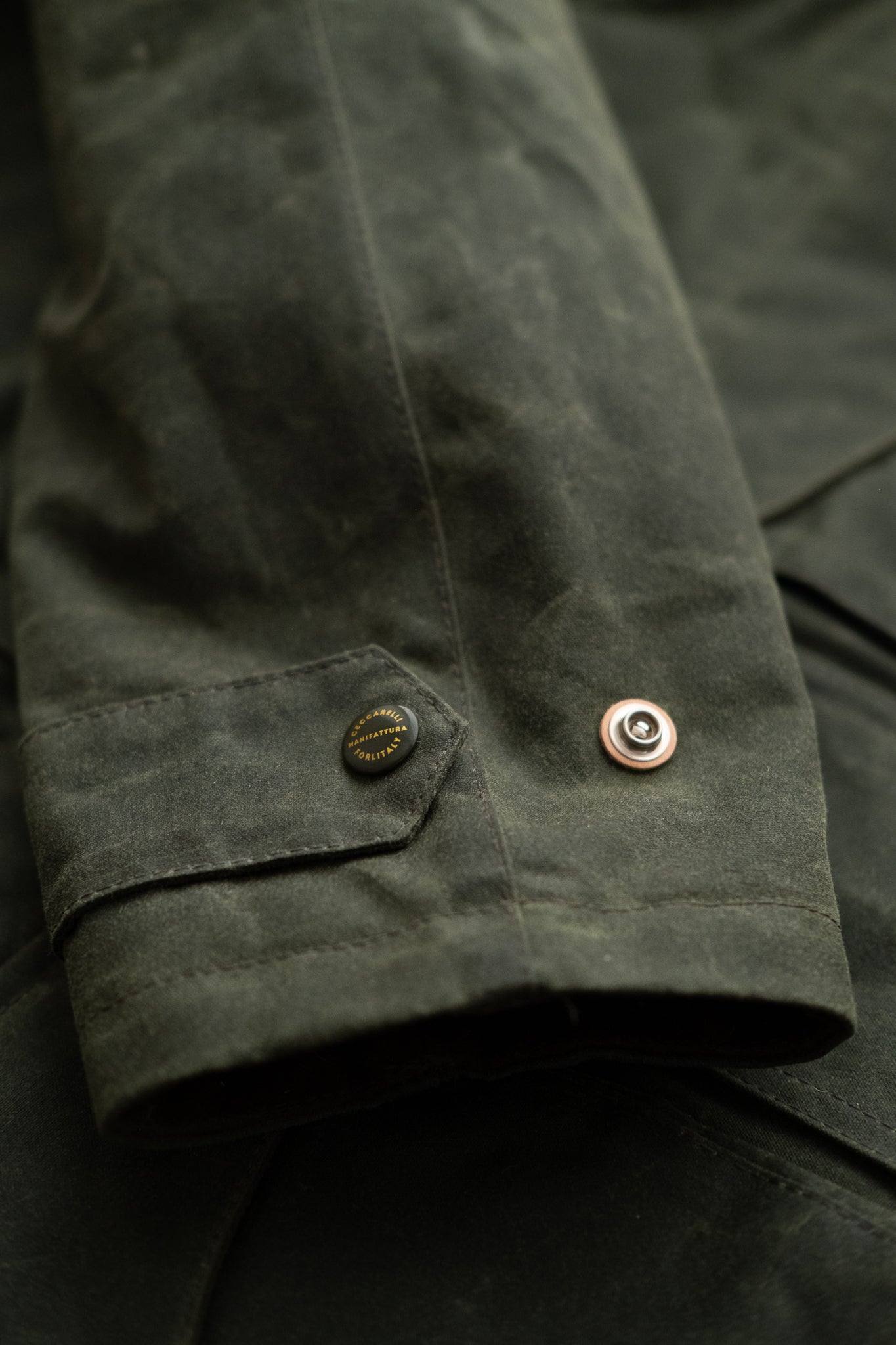 Caban Lined Coat - Dark Green