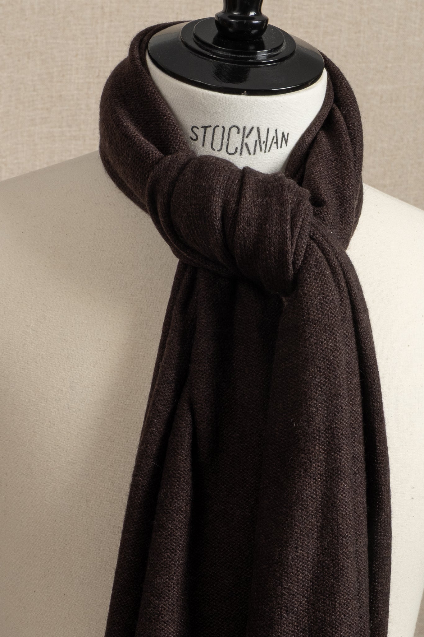 Cashmere Scarf - Brown