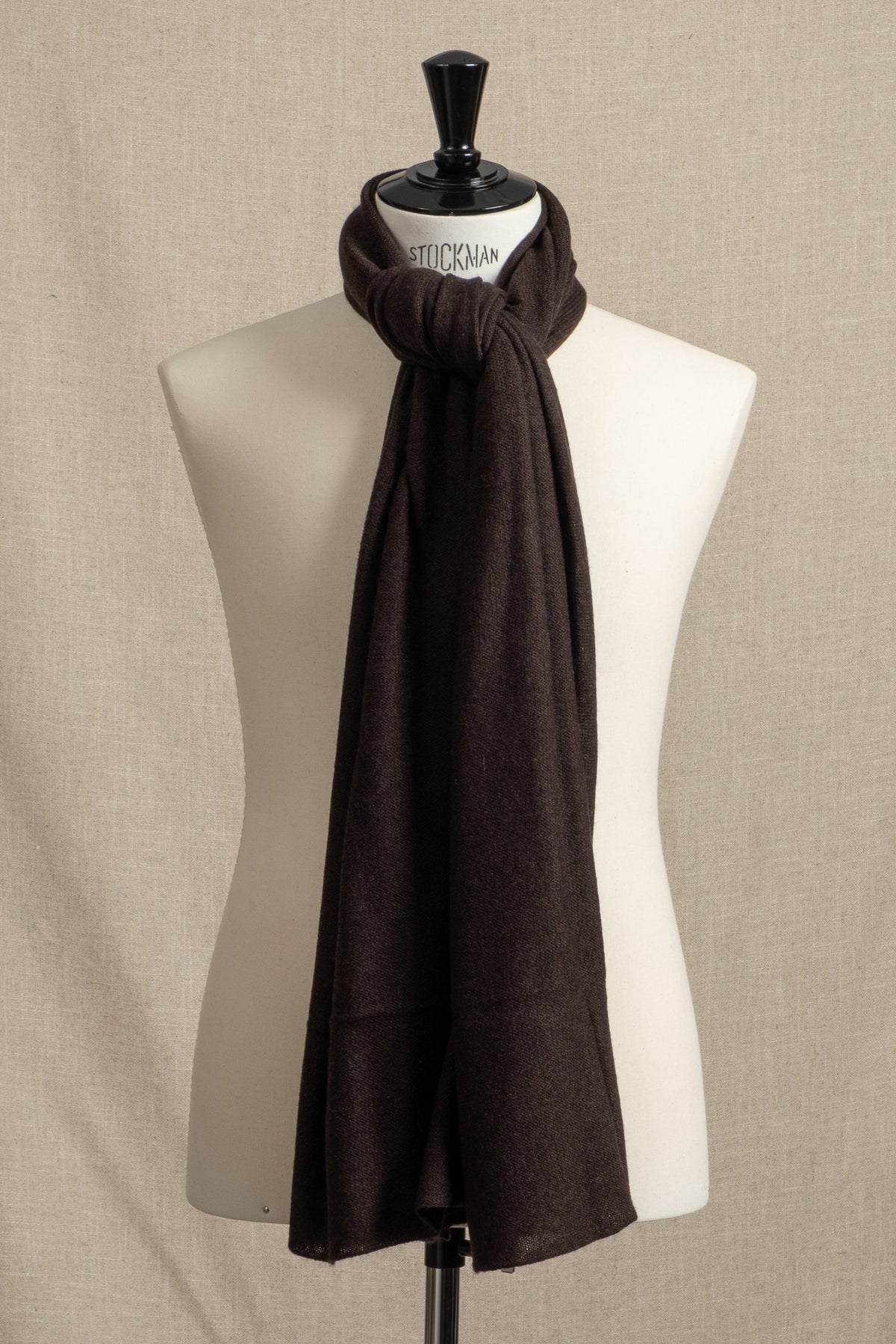 Cashmere Scarf - Brown