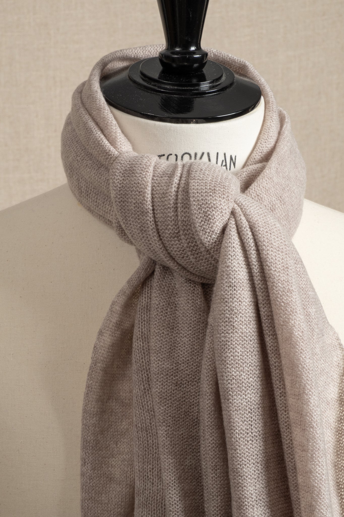 Cashmere Scarf - Natural