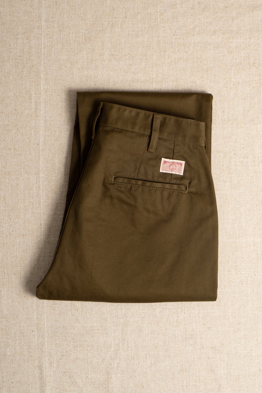 Classic Chino Trouser - Army Green