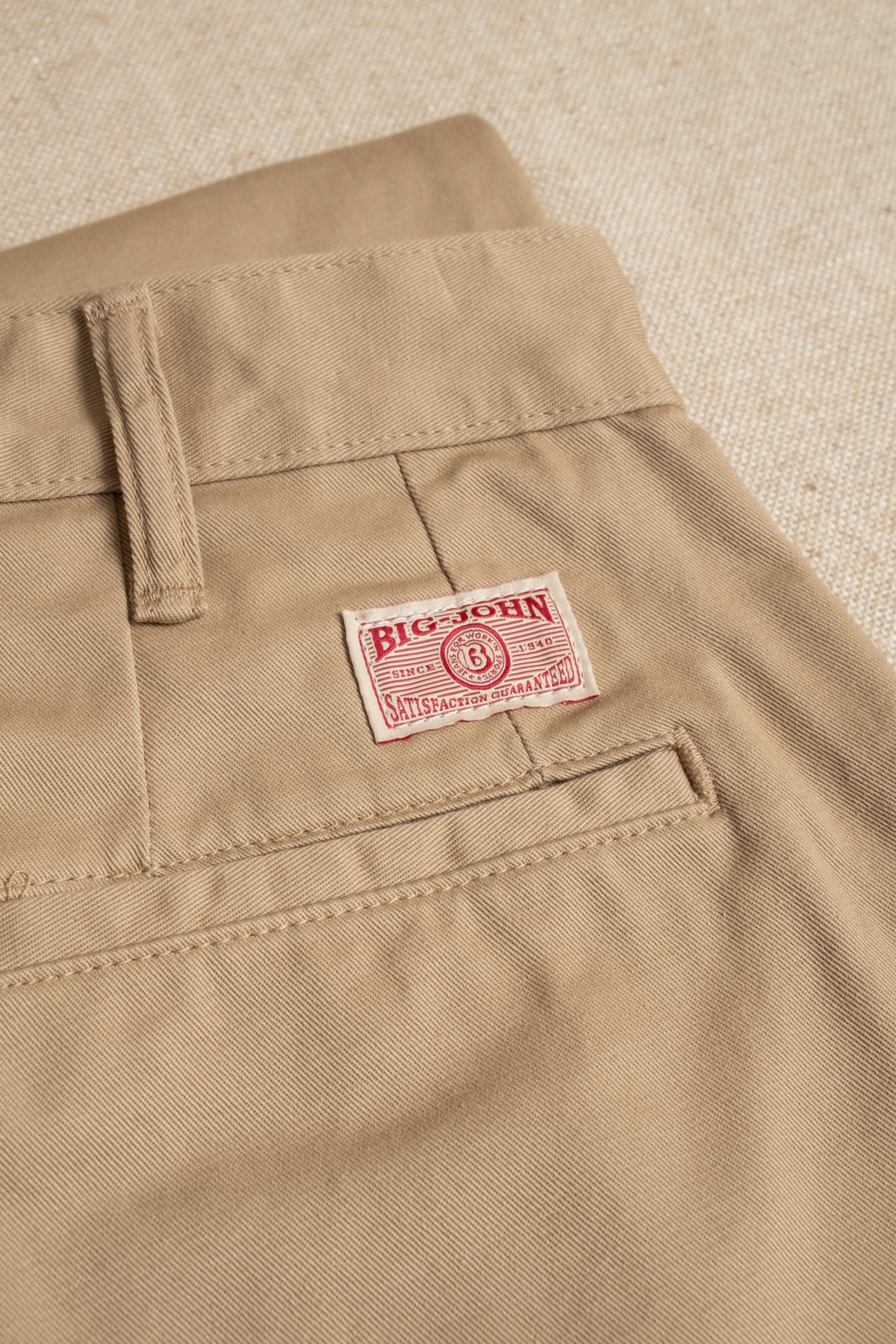 Classic Chino Trouser - Khaki Beige
