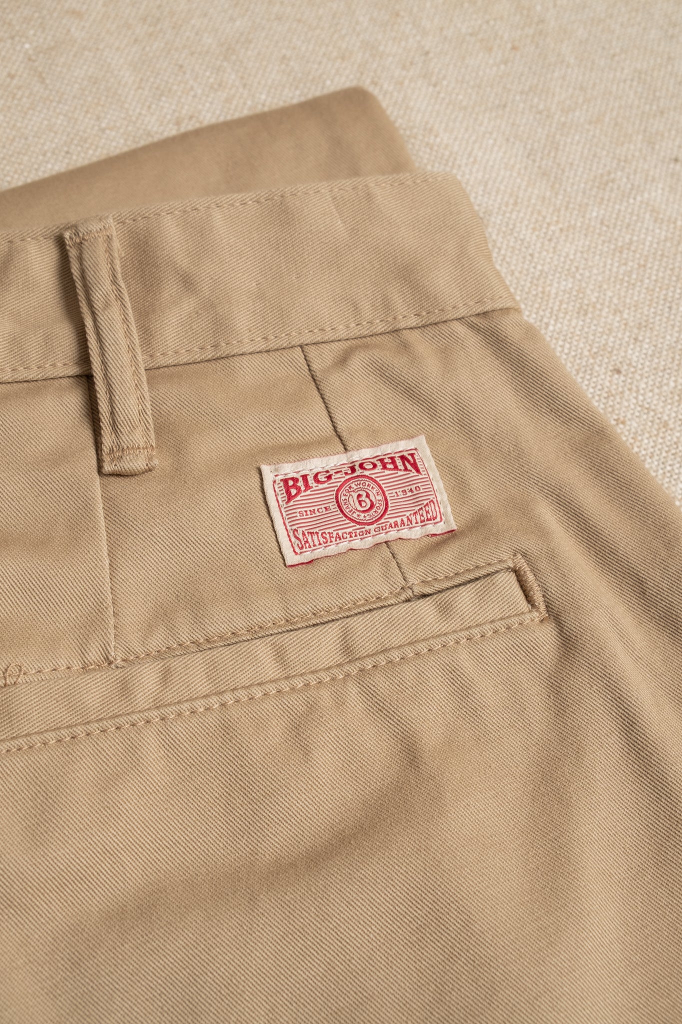 Classic Chino Trouser - Khaki Beige