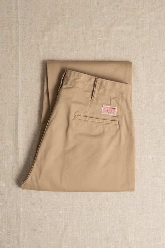 Classic Chino Trouser - Khaki Beige