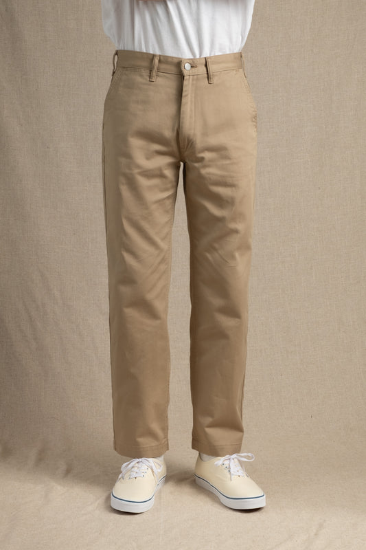 Classic Chino Trouser - Khaki Beige