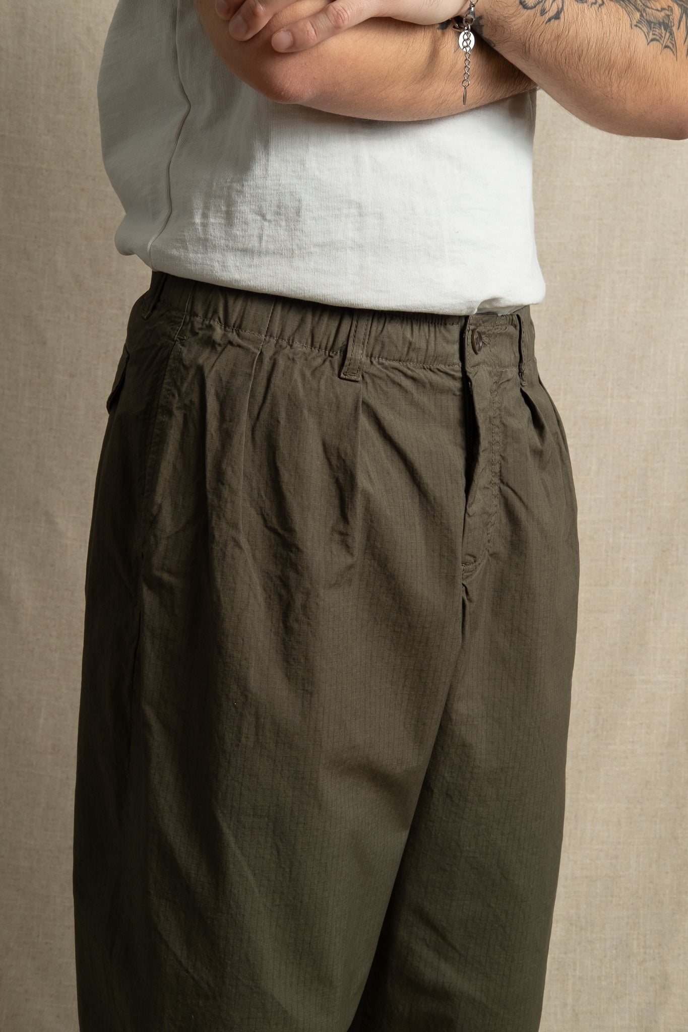 Clyde Pant Cotton Ripstop - Dark Olive