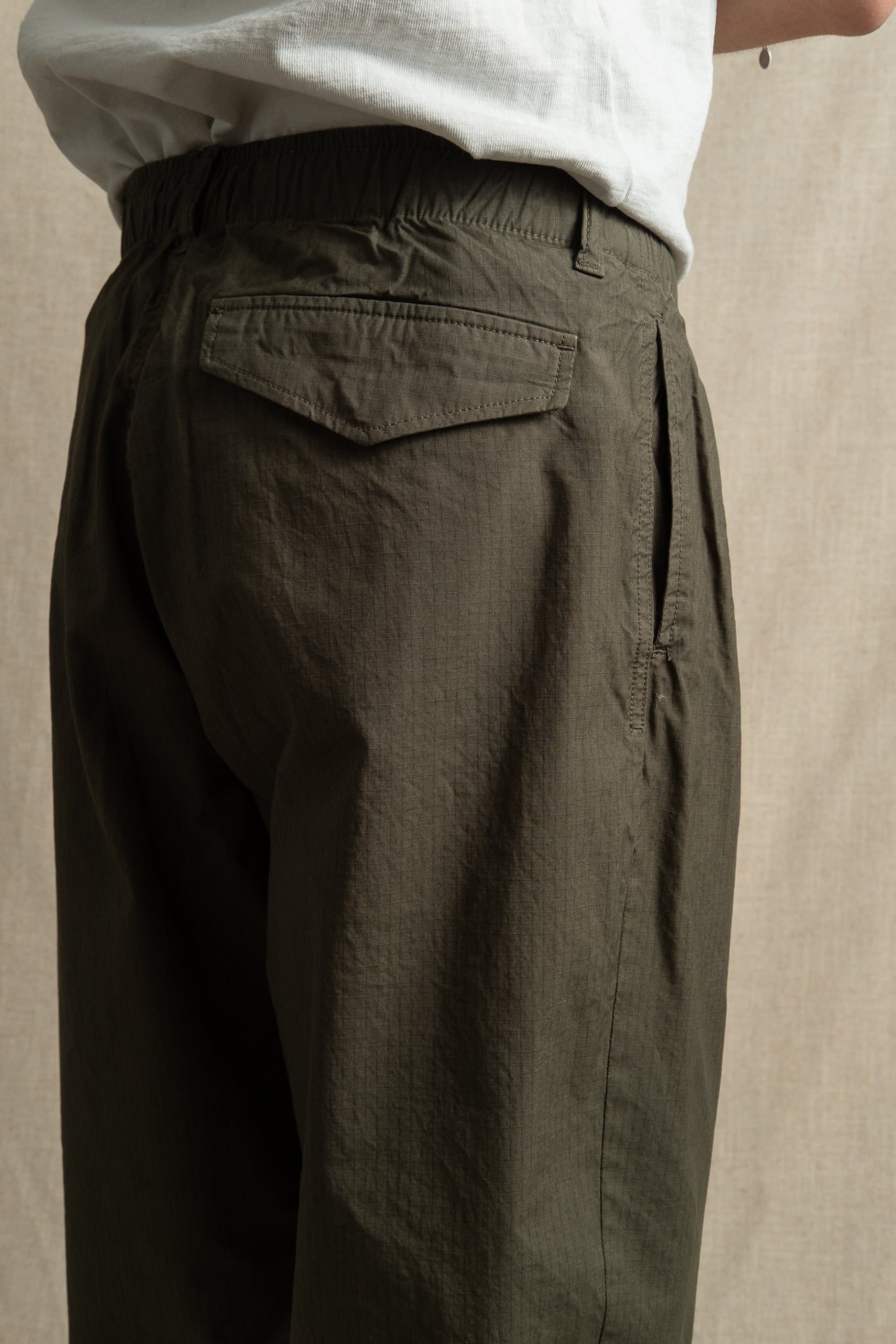 Clyde Pant Cotton Ripstop - Dark Olive