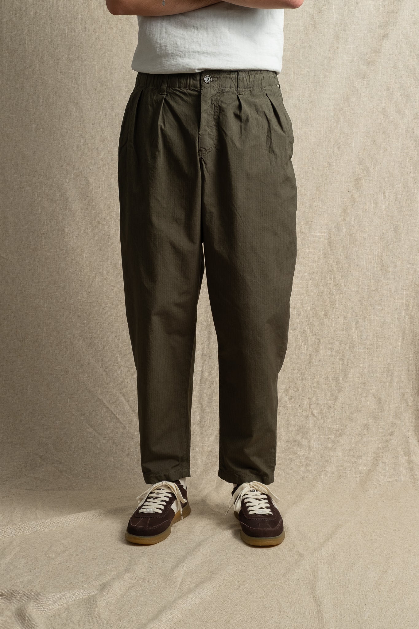 Clyde Pant Cotton Ripstop - Dark Olive