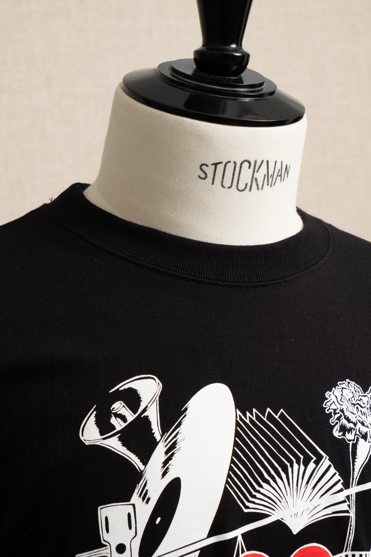 Cocktail Print Tee - Black