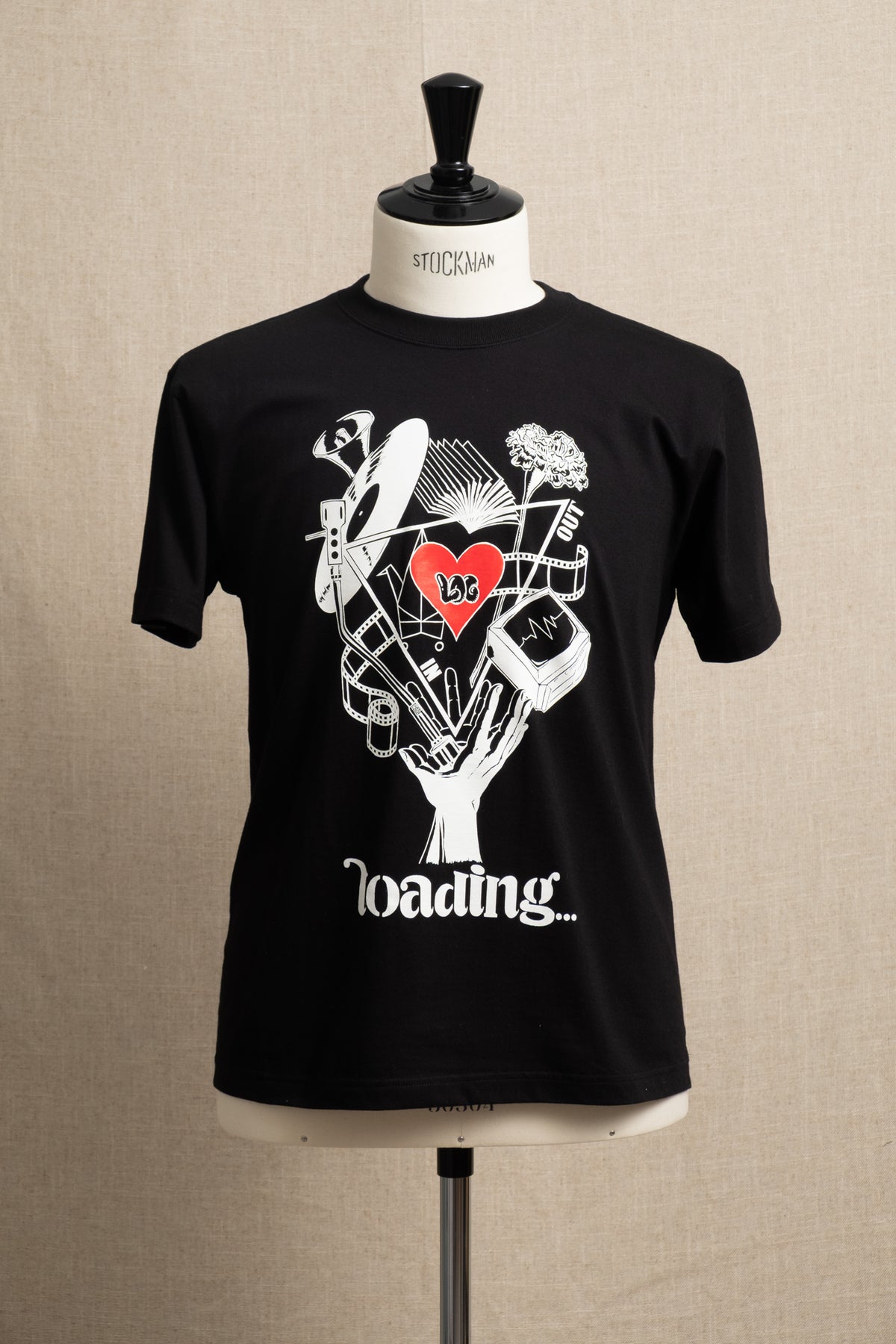 Cocktail Print Tee - Black