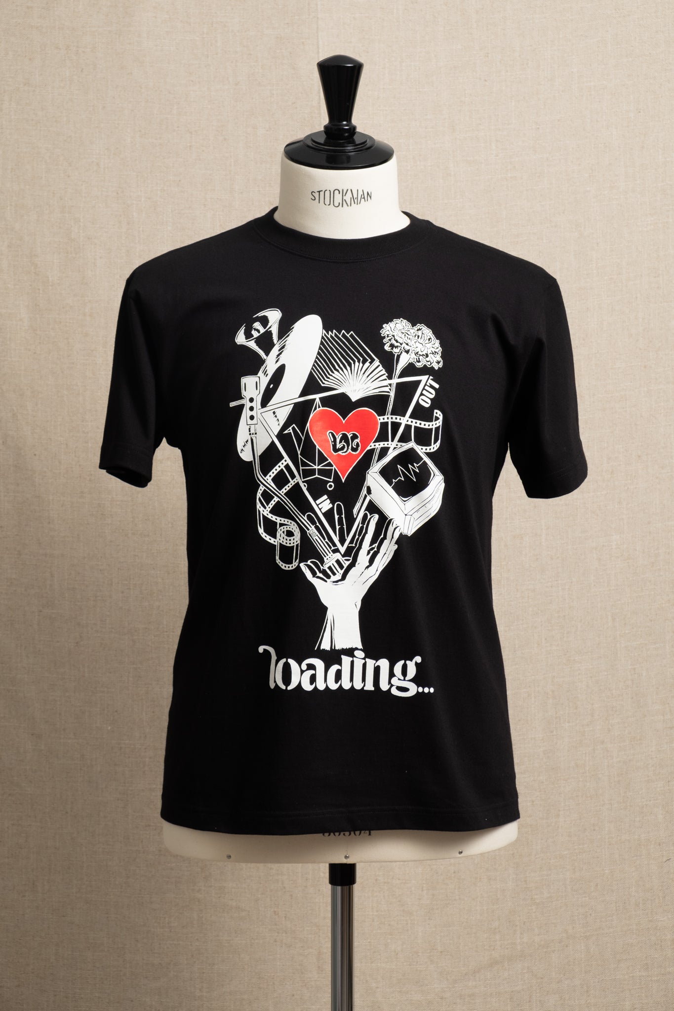 Cocktail Print Tee - Black