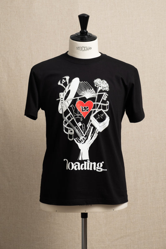 Cocktail Print Tee - Black