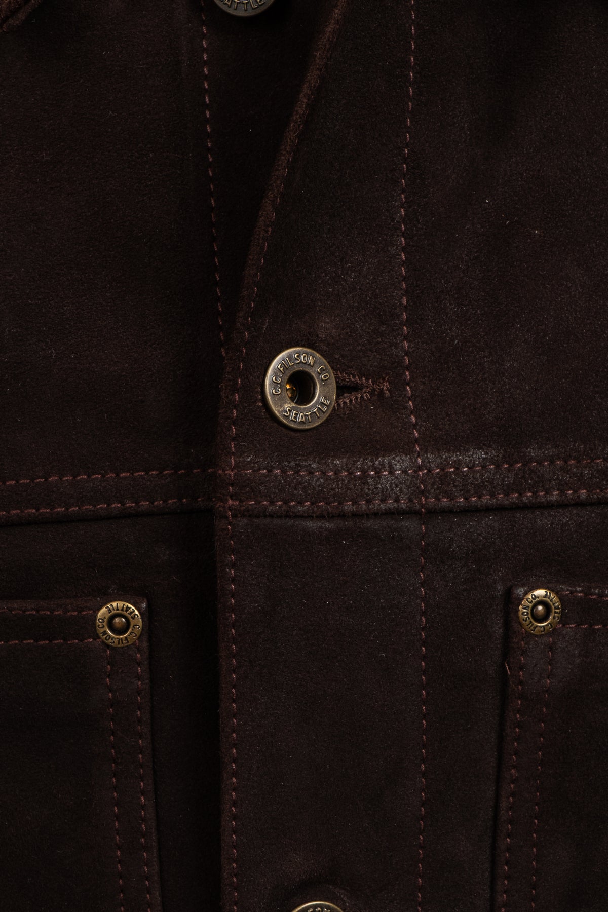 Cruiser Jacket Waxed Suede - Bark