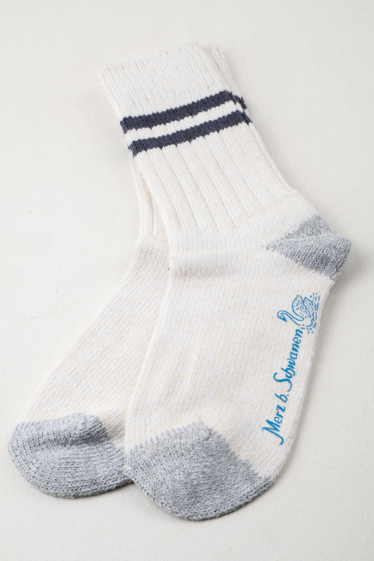 Good Basics Sock - Denim Blue Stripe
