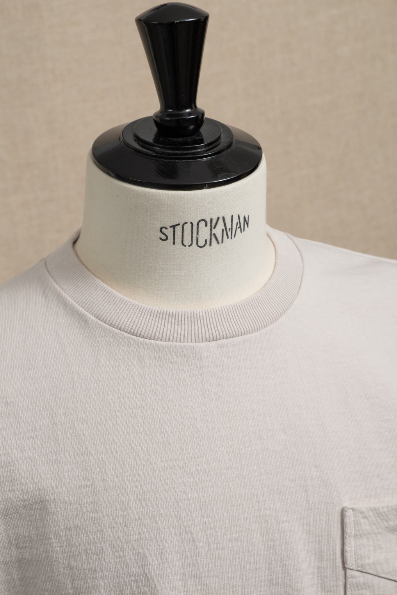Dotsume Pocket T-Shirt - Rosin White