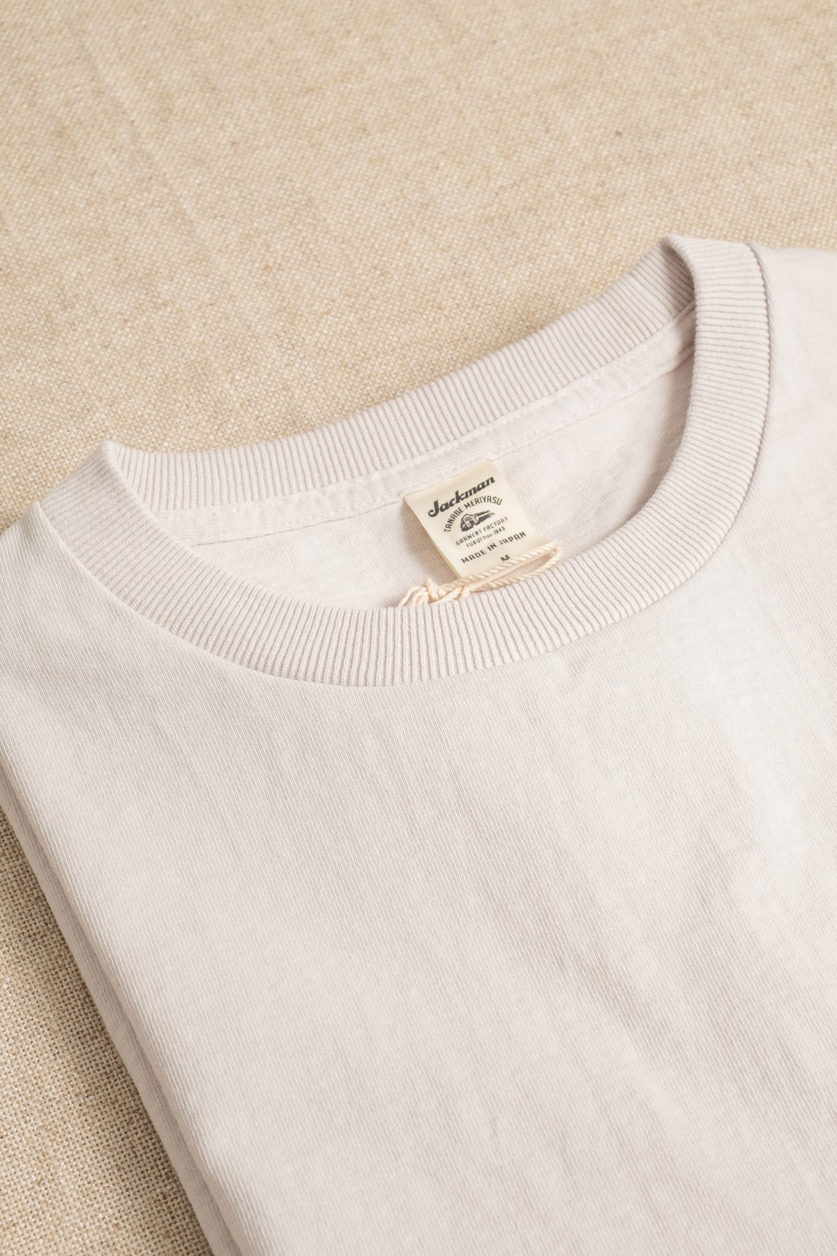 Dotsume Pocket T-Shirt - Rosin White