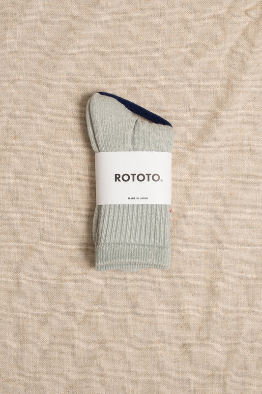 Double Faced Crew - Light Blue