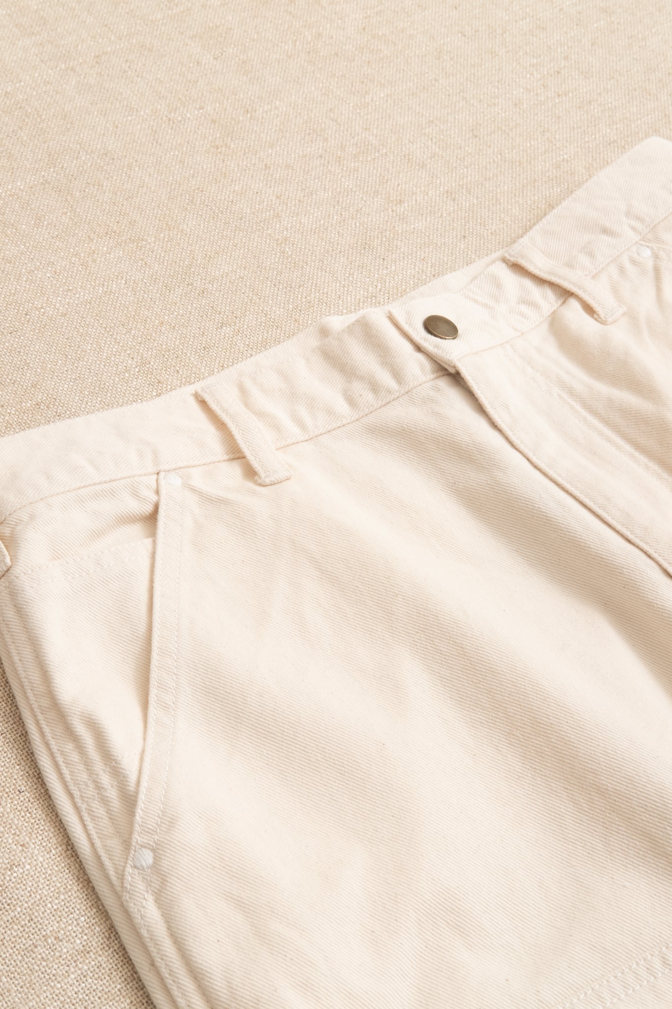 Double Knee Painter Pants - Natural