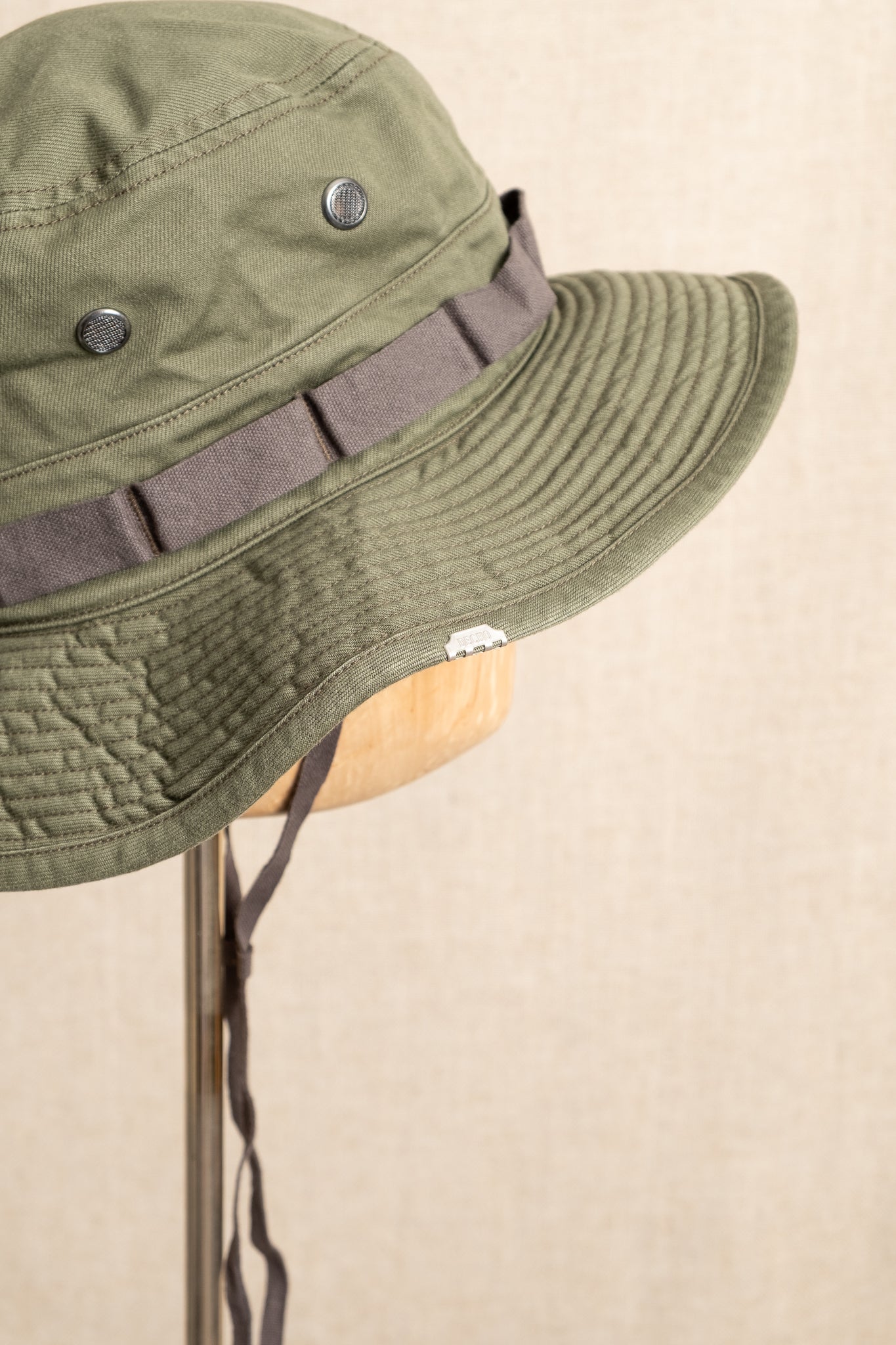Jet Hat Millerain Waxed Cotton - Olive