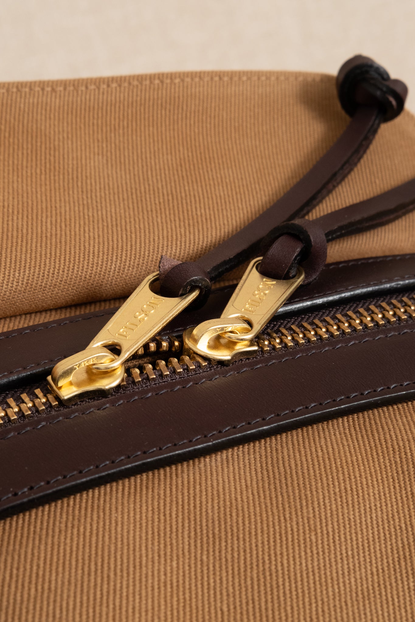 Rugged Twill Duffle Bag Medium - Tan