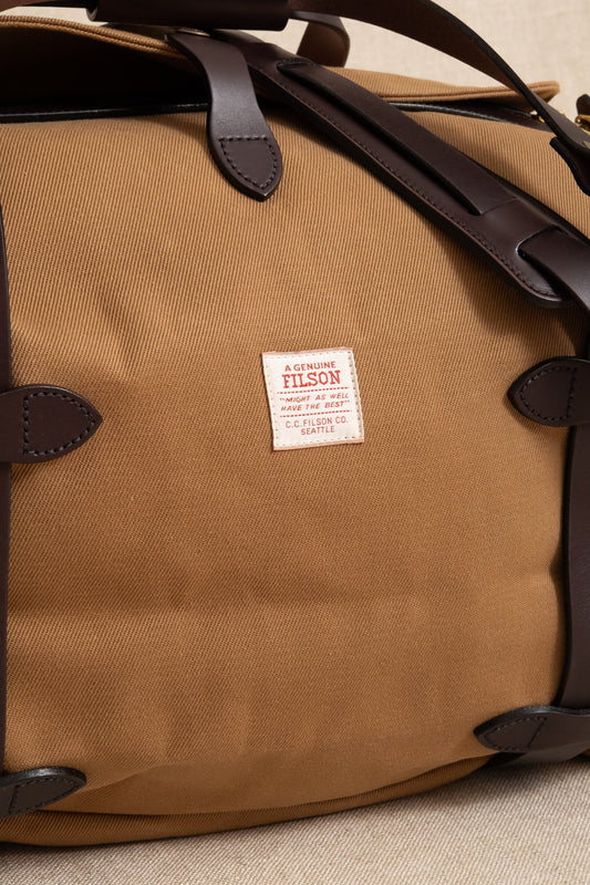Rugged Twill Duffle Bag Medium - Tan