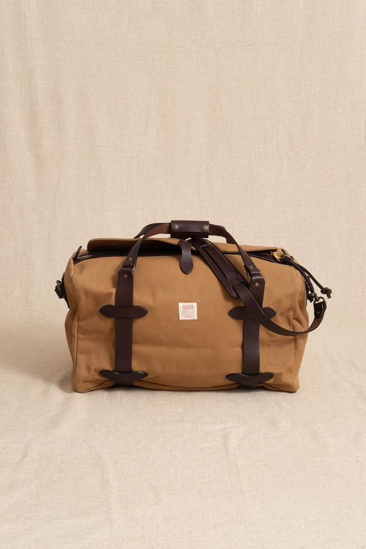 Rugged Twill Duffle Bag Medium - Tan