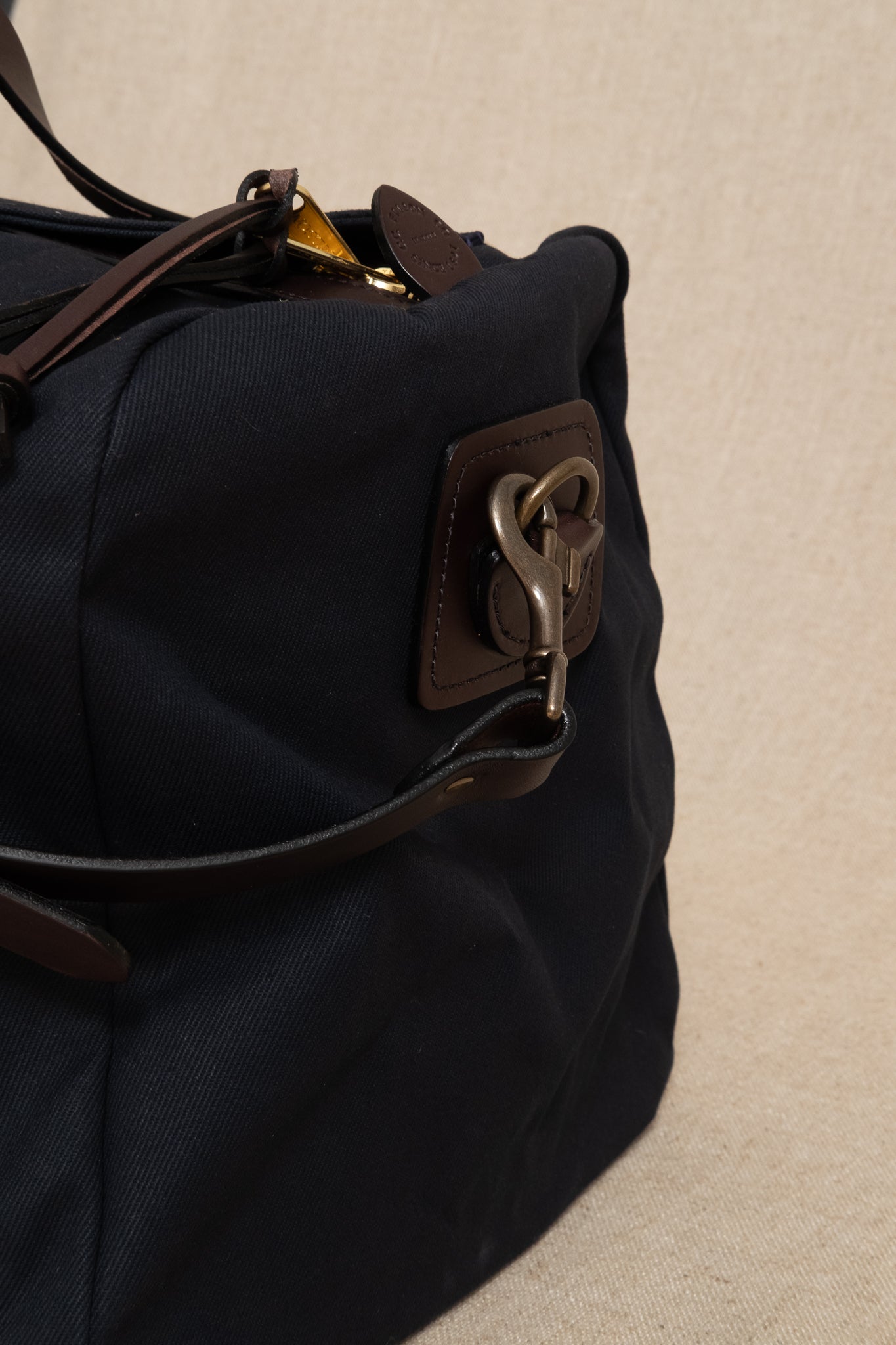 Rugged Twill Duffle Bag Medium - Navy