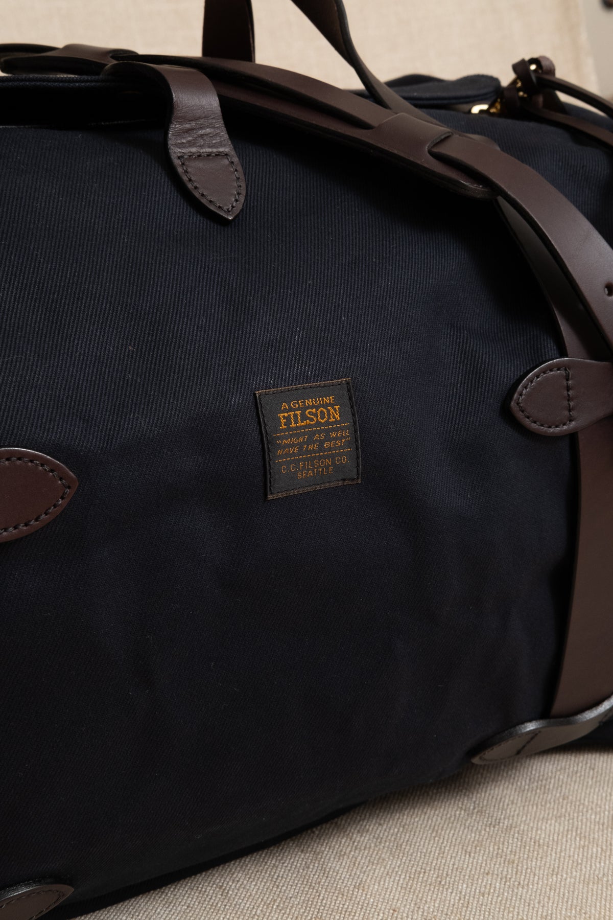 Rugged Twill Duffle Bag Medium - Navy