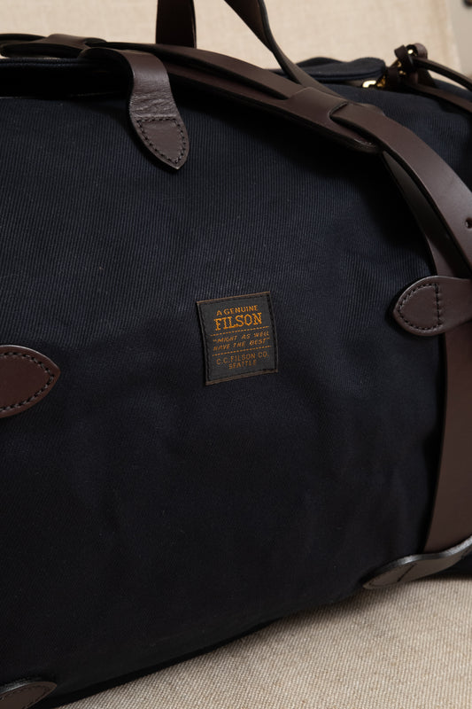 Rugged Twill Duffle Bag Medium - Navy