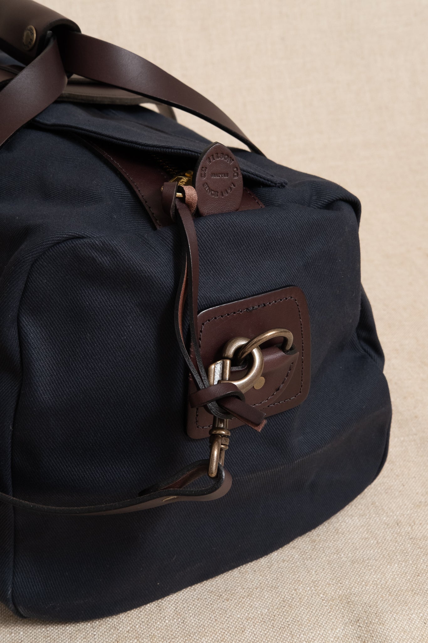 Rugged Twill Duffle Bag Small - Navy