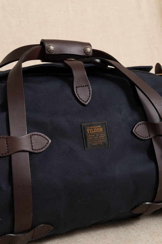 Rugged Twill Duffle Bag Small - Navy