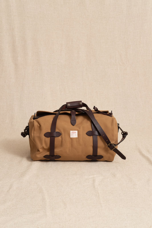 Rugged Twill Duffle Bag Small - Tan
