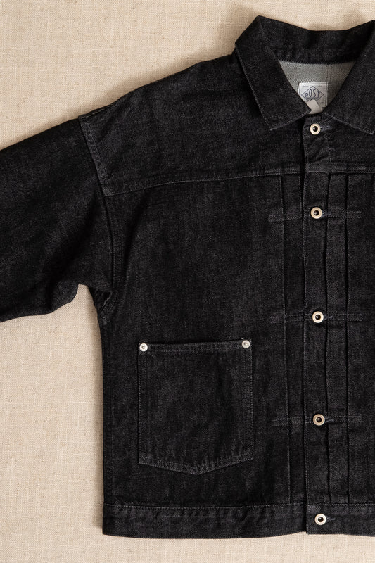 El Ranchero 12oz Denim Jacket - Black Deep Wash