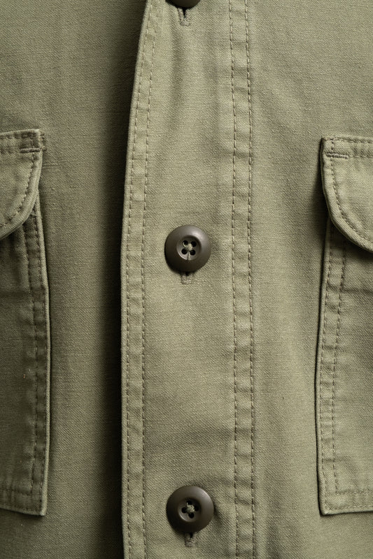 Field Jac-Shirt Reverse Sateen - Washed Green