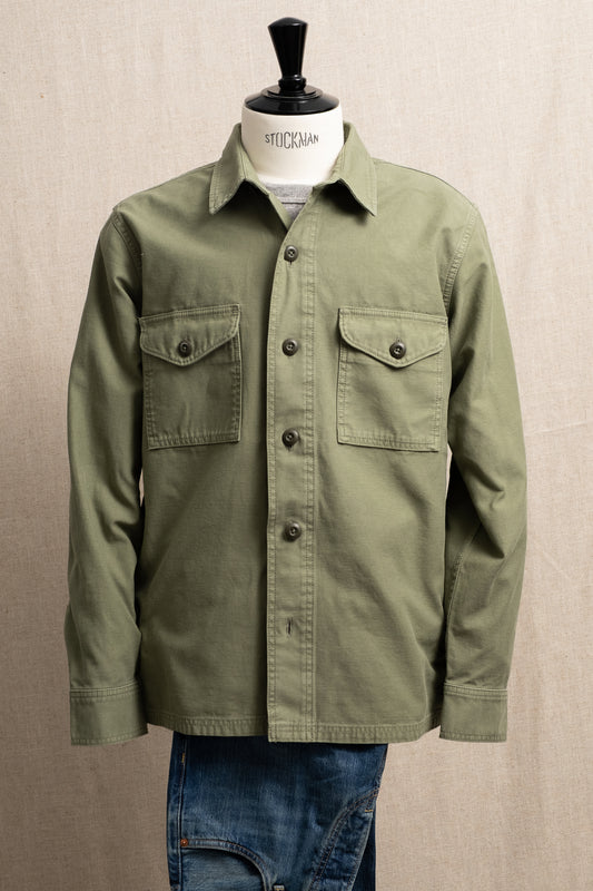 Field Jac-Shirt Reverse Sateen - Washed Green