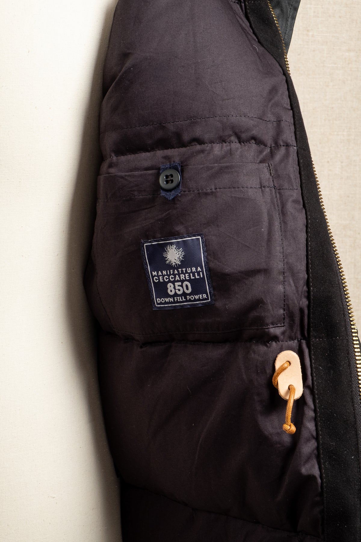Fisherman Parka Goose Down Padding - Black