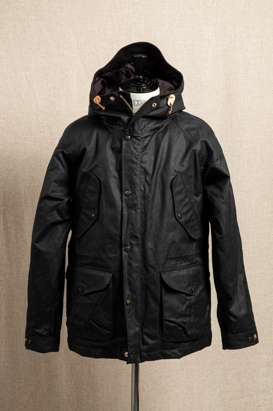 Fisherman Parka Goose Down Padding - Black