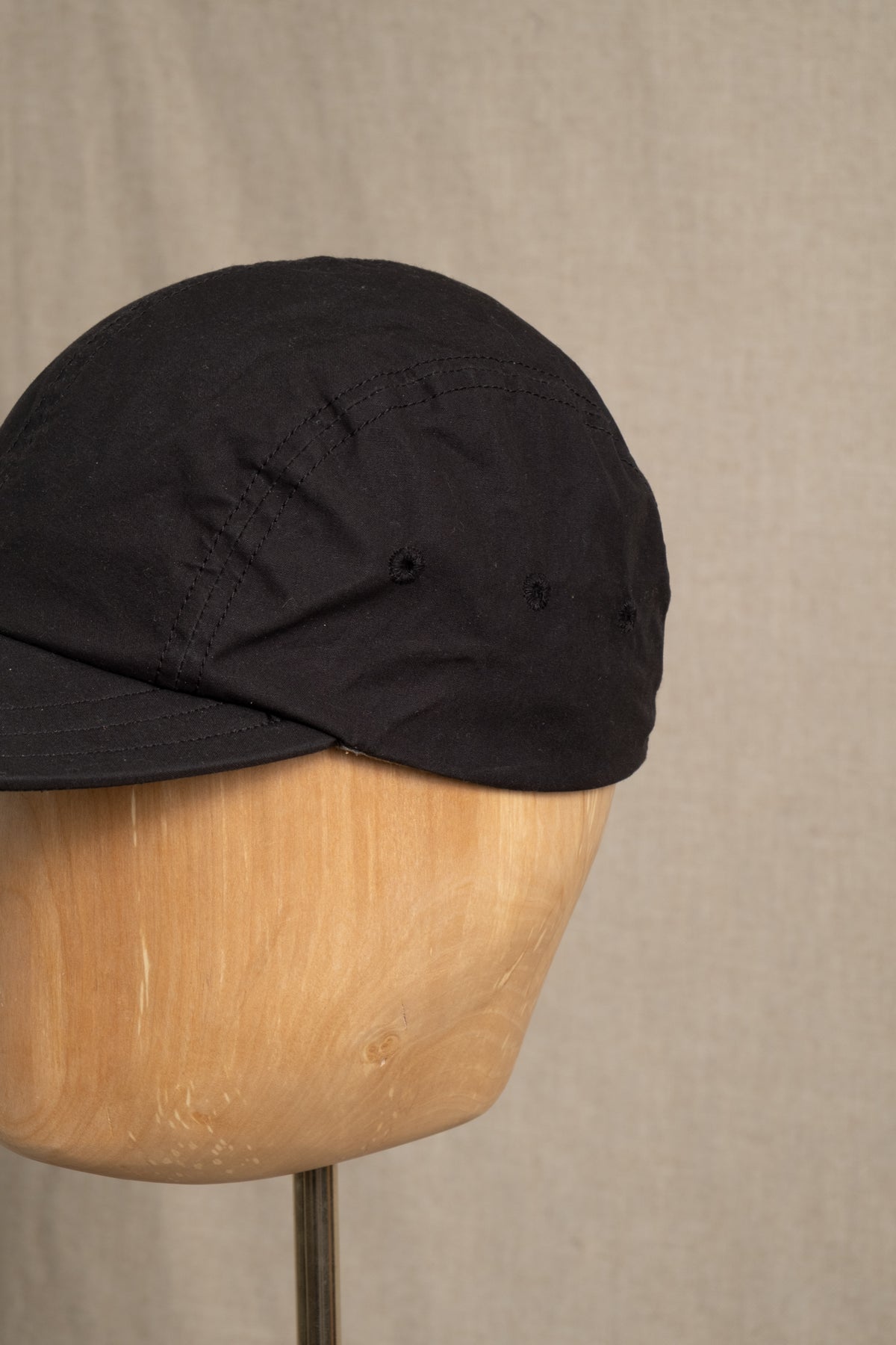 Fishing Cap Millerain Waxed Cotton - Black