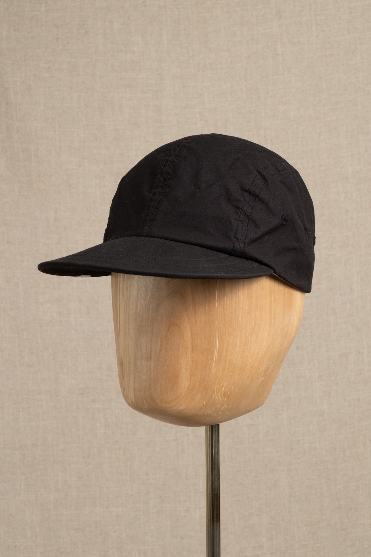 Fishing Cap Millerain Waxed Cotton - Black