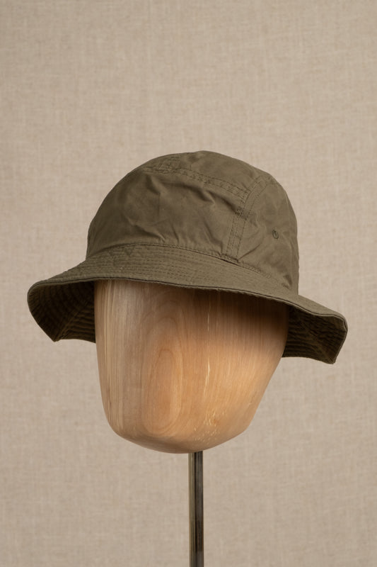 Jet Hat Millerain Waxed Cotton - Olive